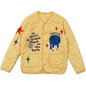 First row quilted medium jacket (brand new)